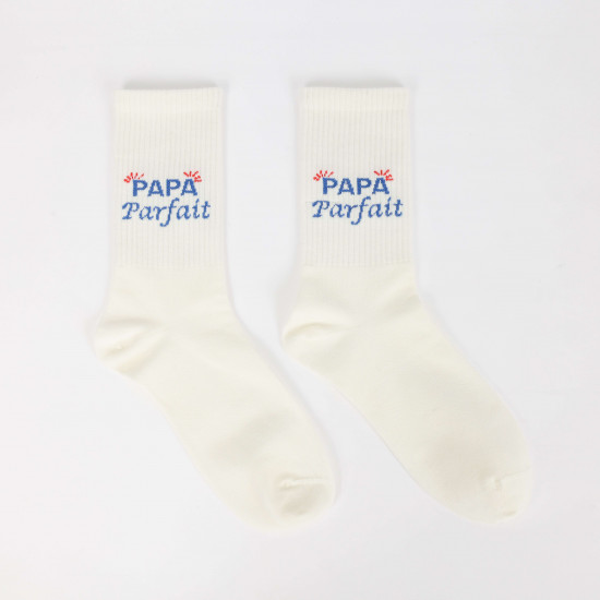 Fournisseur chaussettes messages, modèle PAPA PARFAIT