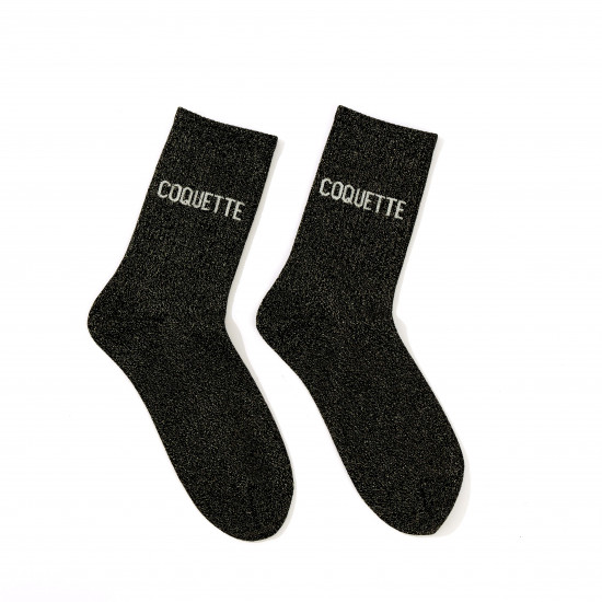 Chaussettes à paillettes COQUETTE tendance 2025 – En stock