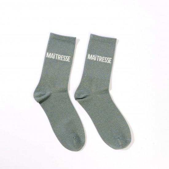 MAITRESSE glitter socks: the accessory that sparkles