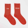 LOVE/FOREVER mismatched socks