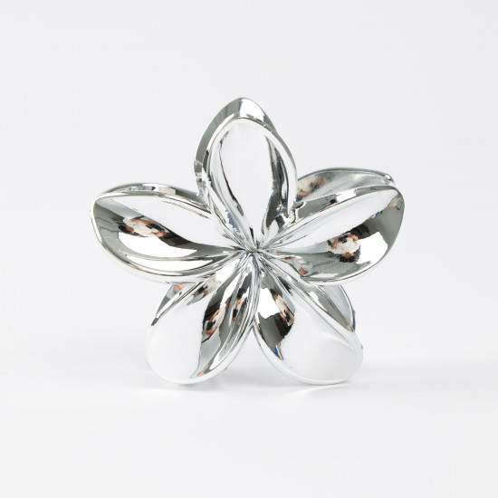 Clip per capelli fiore d'argento - Moda Accessori Grossista