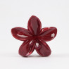 Pince à cheveux fleur Marbré prune