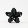 Pince à cheveux fleur Noir