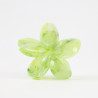 Pince à cheveux fleur Marbré vert