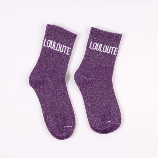 Fournisseur chaussettes paillettes petite taille, modèle LOULOUTE
