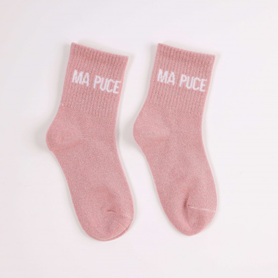 Anbieter von Pailletten-Socken in kleinen Größen, Modell MA PUCE