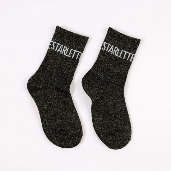 Fournisseur chaussettes paillettes petite taille, modèle STARLETTE