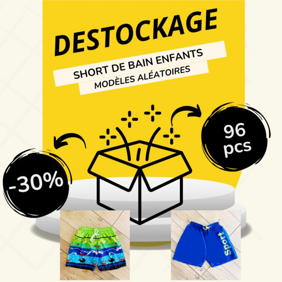 Pantaloncini da bagno per bambini - 96 pezzi