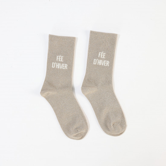 Socken mit Pailletten Frau Fée D'Hiver ✨ | Felizz