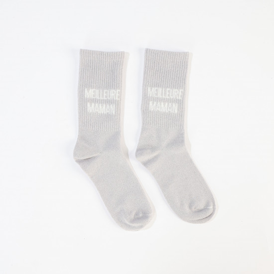 Chaussettes à paillettes femme Meilleure Maman ✨ | Felizz