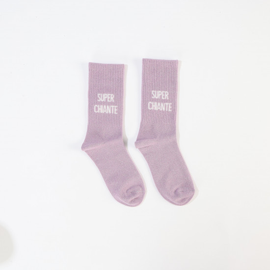 Socken mit Pailletten Frau Superscheiße ✨ | Felizz