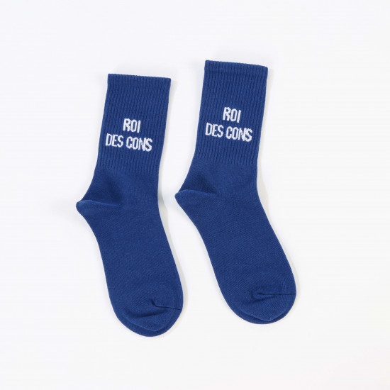 Chaussettes homme à message Roi Des Cons ???? | Felizz