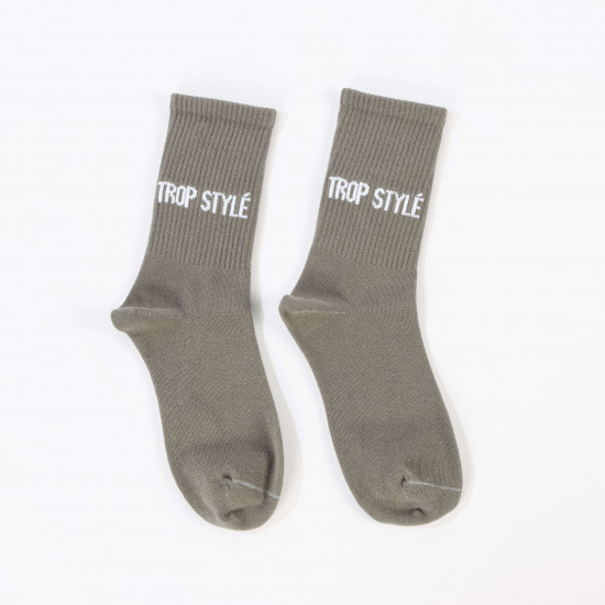 Herrensocken mit Botschaft Trop Stylé ???? | Felizz