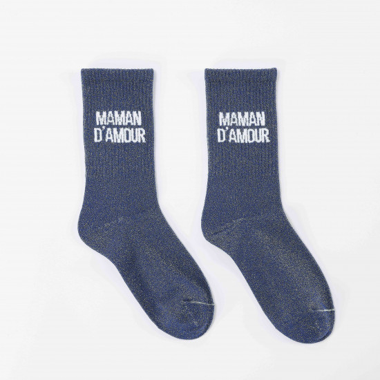 Socken mit Pailletten Frau Maman D'Amour ✨ | Felizz