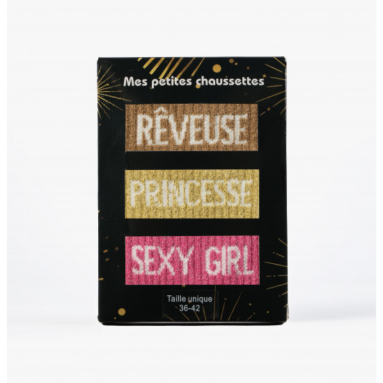 Glitzersocken-Set - Originelles & Glänzendes Geschenk