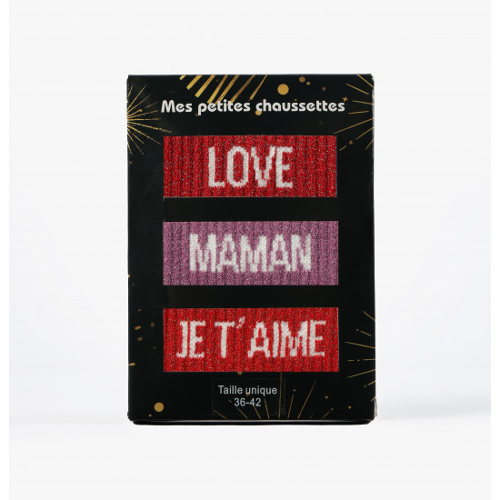 Coffret Cadeau Chaussettes à Paillettes – Femme Moderne