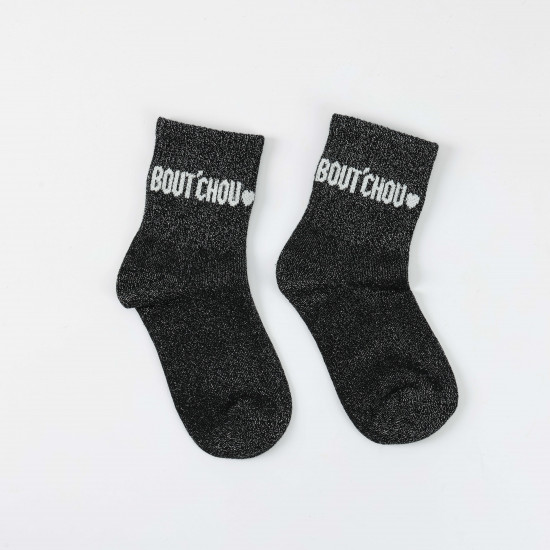 Fournisseur chaussettes paillettes petite taille, modèle BOUT'CHOU