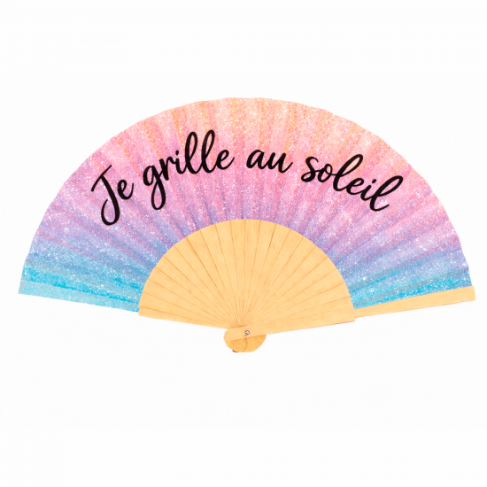 Abanico con mensaje divertido - Colección de verano