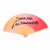J'PEUX PAS J'AI BRONZETTE sequin fan