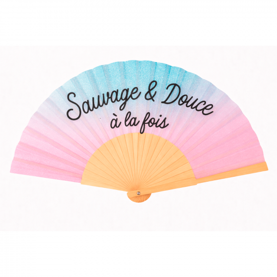 Abanico divertido con texto - Mayorista de accesorios de moda