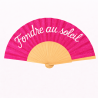 Éventail à paillettes FONDRE AU SOLEIL