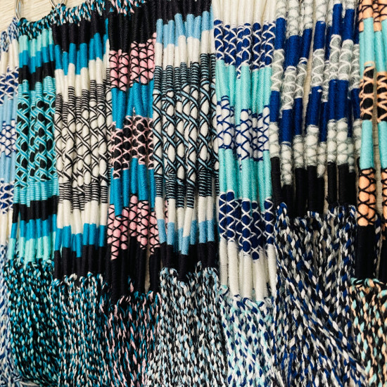 Grossiste bracelets fantaisies, Lot tons bleus bracelets brésilien coton - Felizz