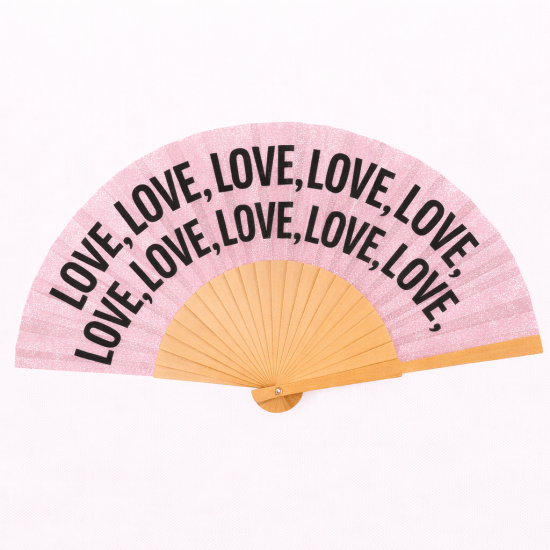 Trendy message fan - Wholesaler fashion
