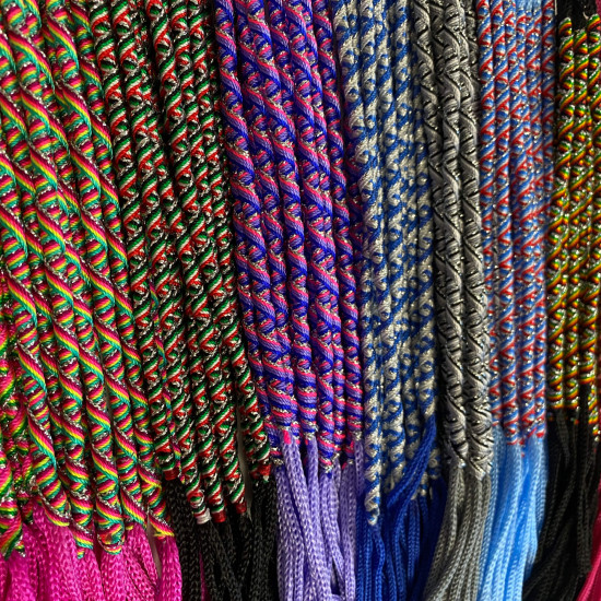Pulseras de nylon tono plata para minoristas - Felizz