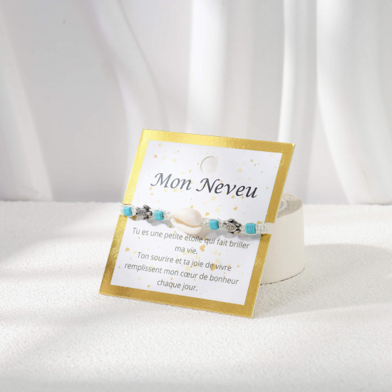Pulsera de fantasía con tarjeta regalo