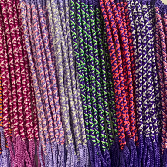 Lot Töne lila brasilianischen Nylon-Armbänder - Felizz Großhändler