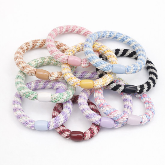 Lot 200 Chouchou Armband Twist Großhandel - Felizz