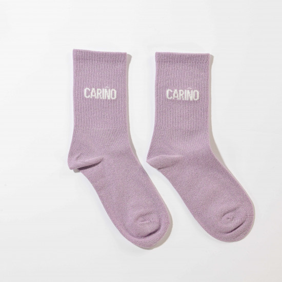 Calcetines de purpurina española para mujer - Estilo único