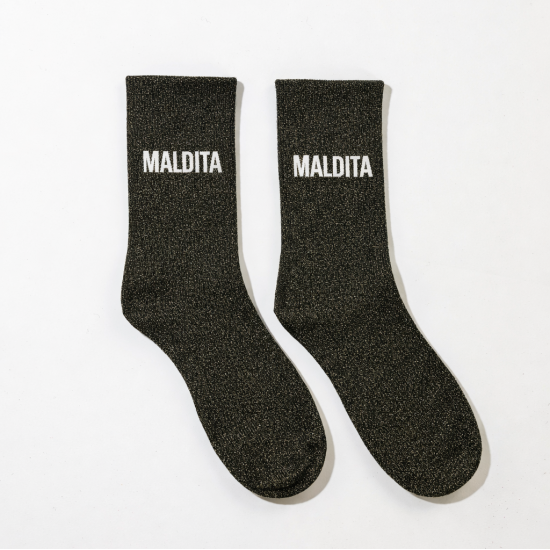 Spanish Glitter Socks - Trendy Fashion Accessory