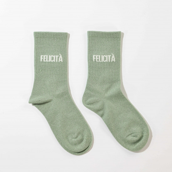 Chaussettes à Paillettes Italien – Style Glamour et Confort