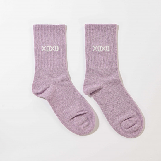 Chaussettes à paillettes internationales – Accessoire fashion