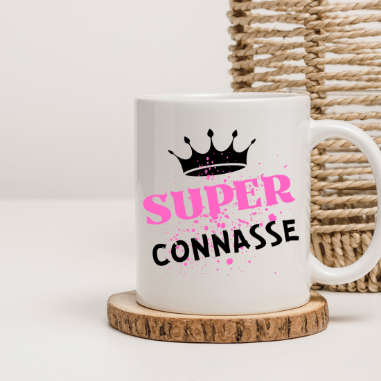 Set Mug Super connasse - Geschenk für Frauen