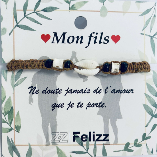 Proveedor de bisutería Pulseras "Mon fils" - Felizz