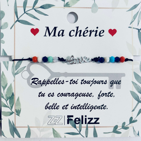 Supplier of costume jewelry, "Ma chérie" bracelets - Felizz
