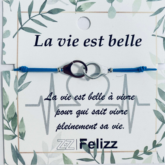 Proveedor de bisutería Pulseras "La vie est belle" - Felizz