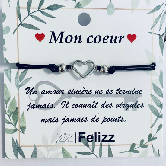 Proveedor de bisutería Pulseras "Mon cœur" - Felizz