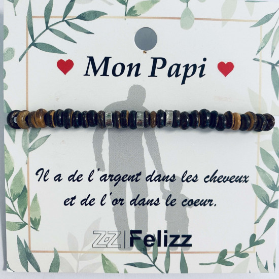 Proveedor de bisutería Pulseras "Mon papi" - Felizz