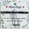 Braccialetti di tenerezza "Mon papi