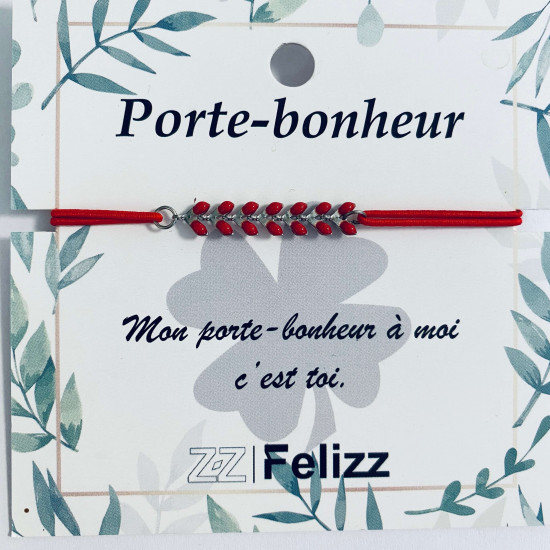 Fournisseur bijoux fantaisies, bracelets tendresse "Porte bonheur"- Felizz