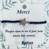 Tendresse "Merci" bracelets
