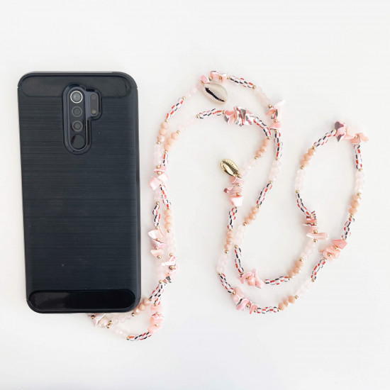 Grossista di gioielli per telefoni alla moda, modello lungo rosa - Felizz