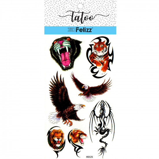 Grossiste tatouages éphémères, pour professionnels HS525 - Felizz