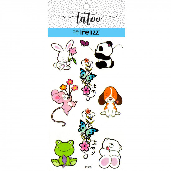 Tatuajes efímeros al por mayor, para profesionales HS530 - Felizz