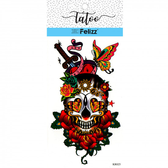 Grossiste tatouages éphémères, pour professionnels KR025- Felizz
