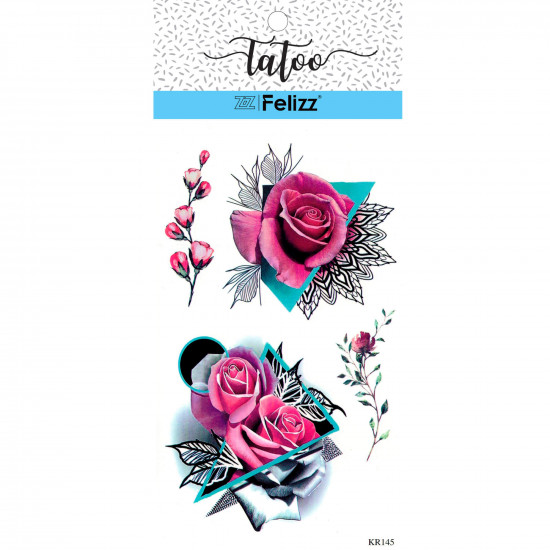 Grossiste tatouages éphémères, pour professionnels KR145- Felizz