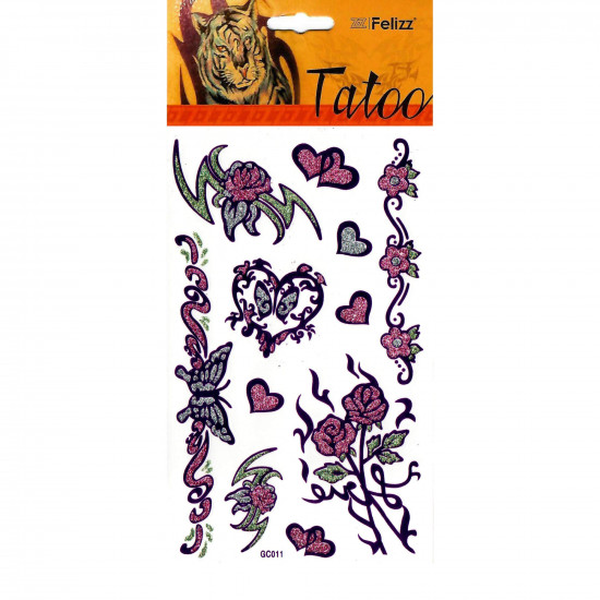 Tatuaggi effimeri all'ingrosso, per professionisti GC011- Felizz